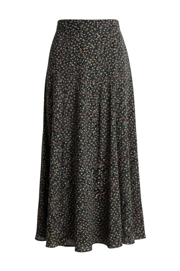 SET Faltenrock mit Blumenprint