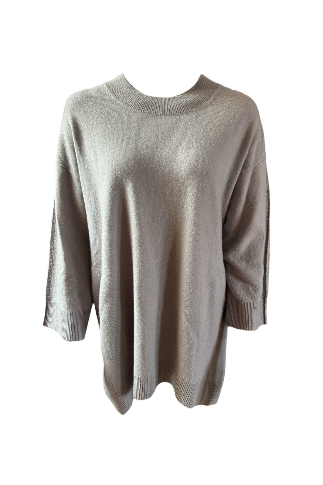Herzensangelegenheit Longpullover in Frost