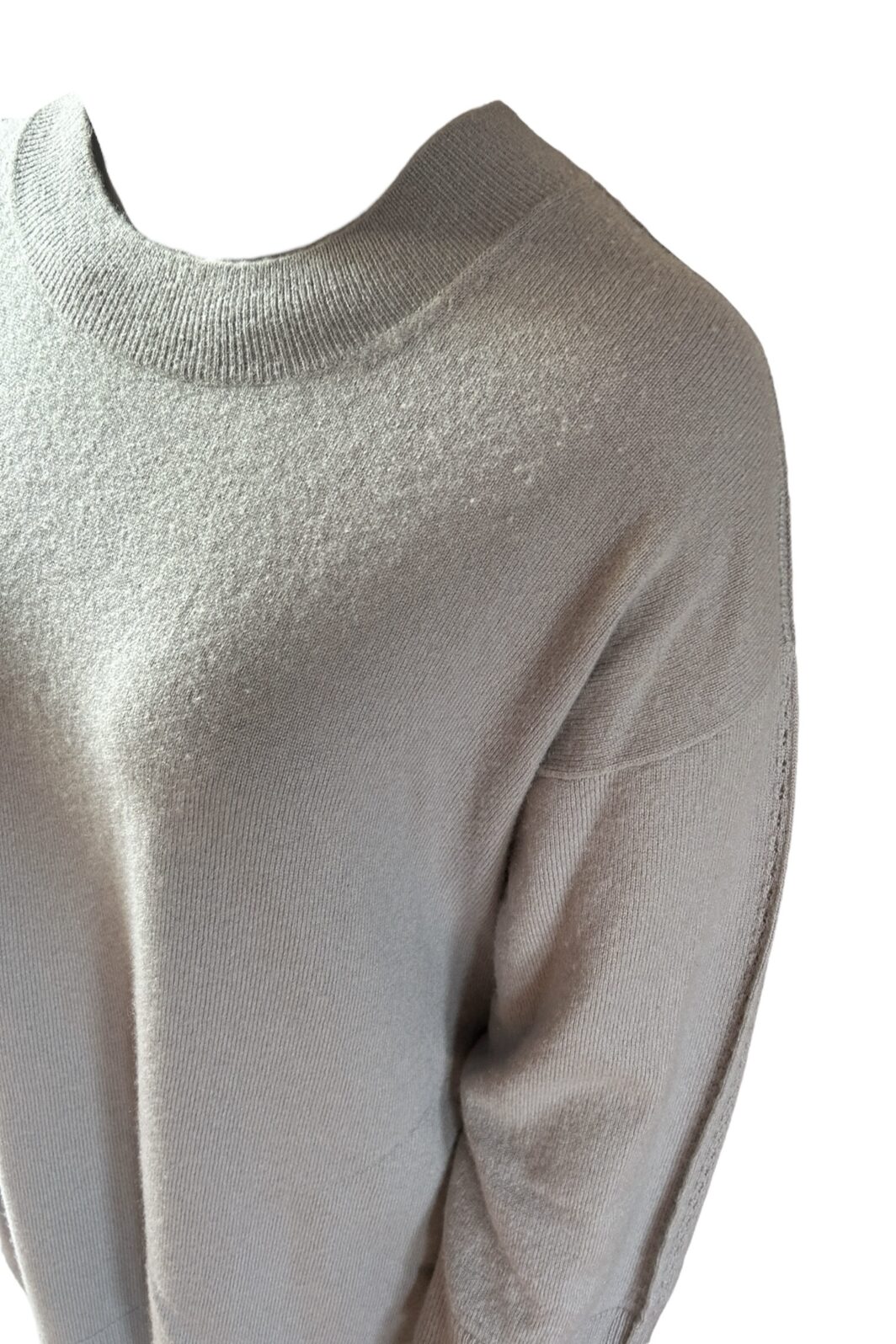 Herzensangelegenheit Longpullover in Frost – Bild 3
