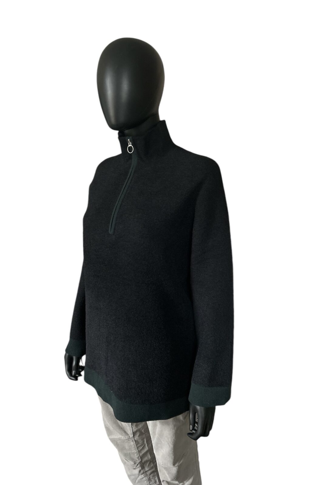 Closed Women's Knit in schwarz mit grünen Details – Bild 3