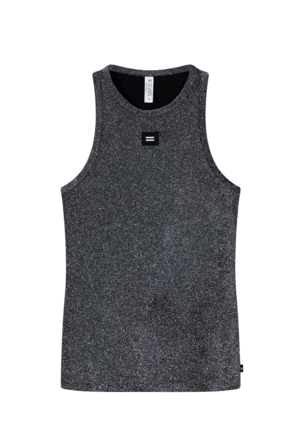 10 Days Tank Top Glitter in Black