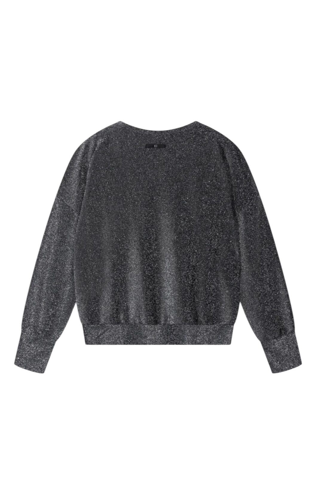 10 Days Deep Neck Sweater Glitter in Black – Bild 2