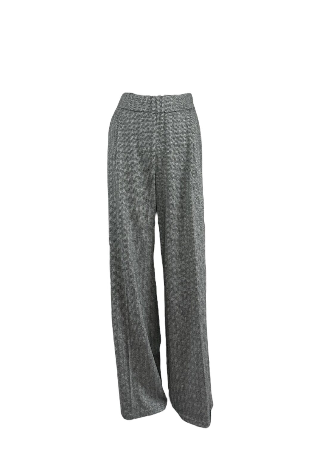 Sem Per Lei Hose in anthrazit gemustert – Bild 4
