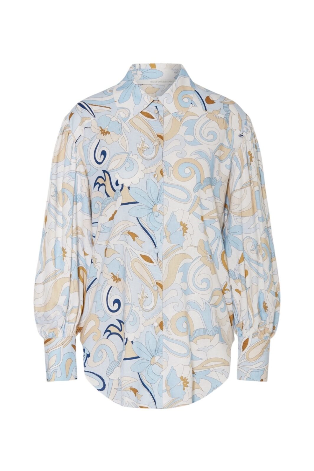 Herzen´s Angelegenheit Leinenbluse in Denim Multi