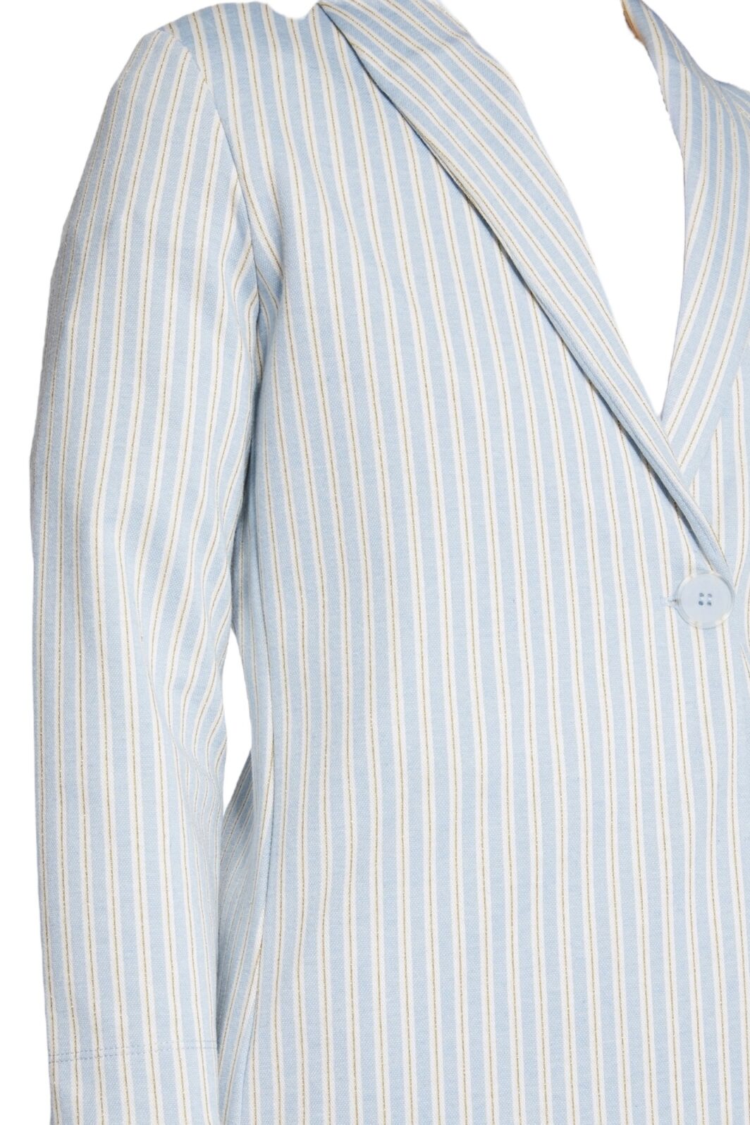 Rich & Royal  gestreifter Blazer in Arctic Blue – Bild 2