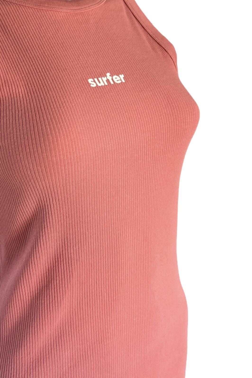 PENN&INK New York Trägerkeid Surfer in Terracotta/Ecru – Bild 2