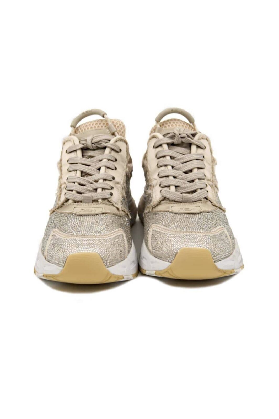 ASH Sneaker Race Strass Satin in Beige – Bild 2
