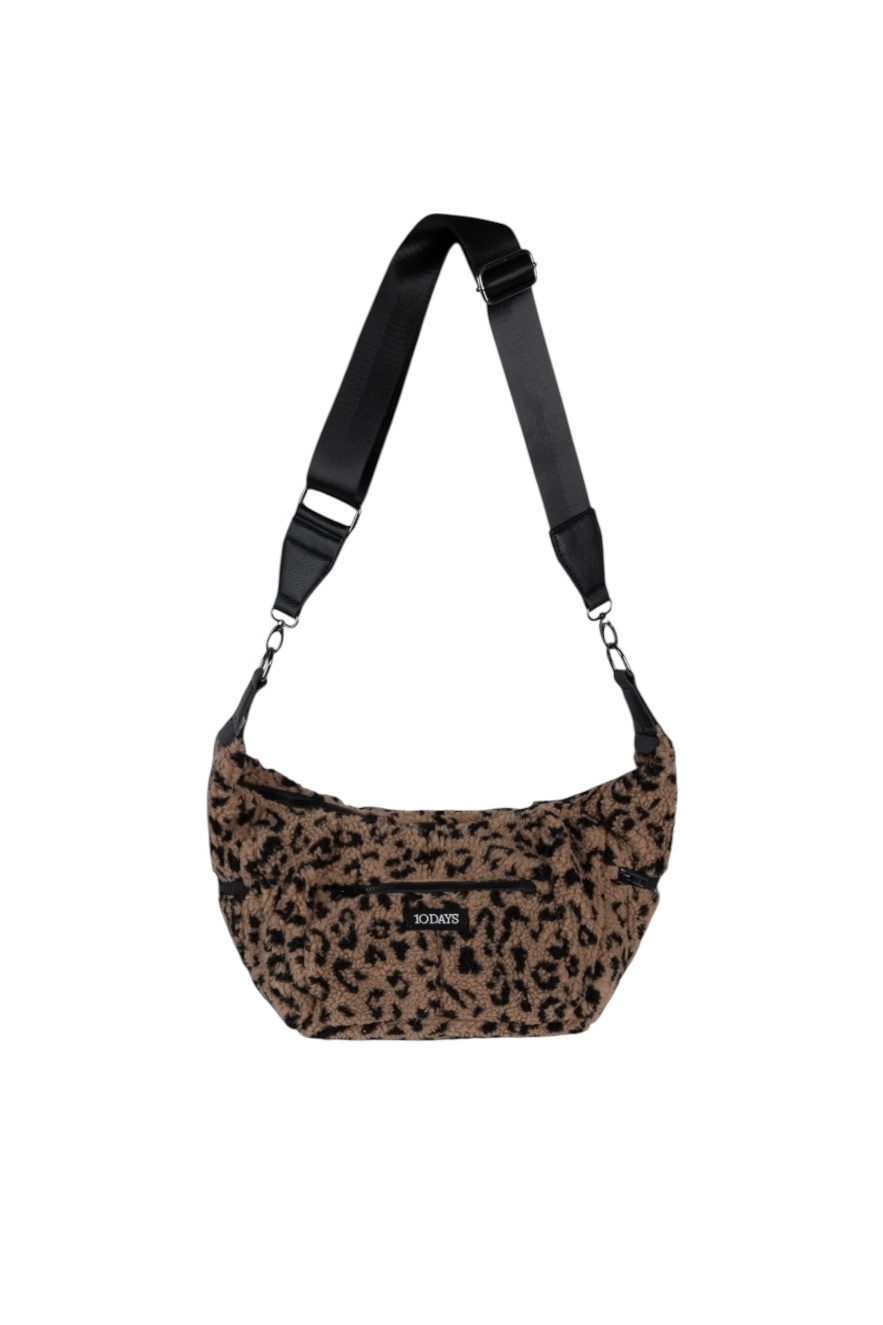 10 Days Banana Leopard Umhängetasche in Dark Fugde/Braun