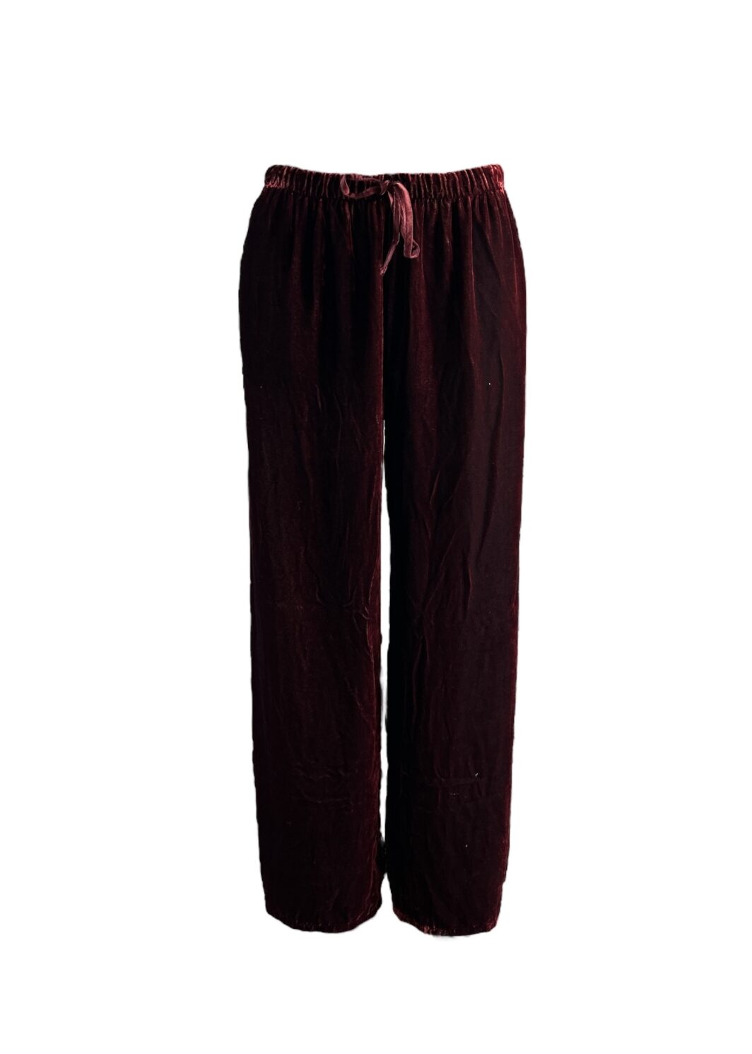 Vicolo Samthose in Weinrot