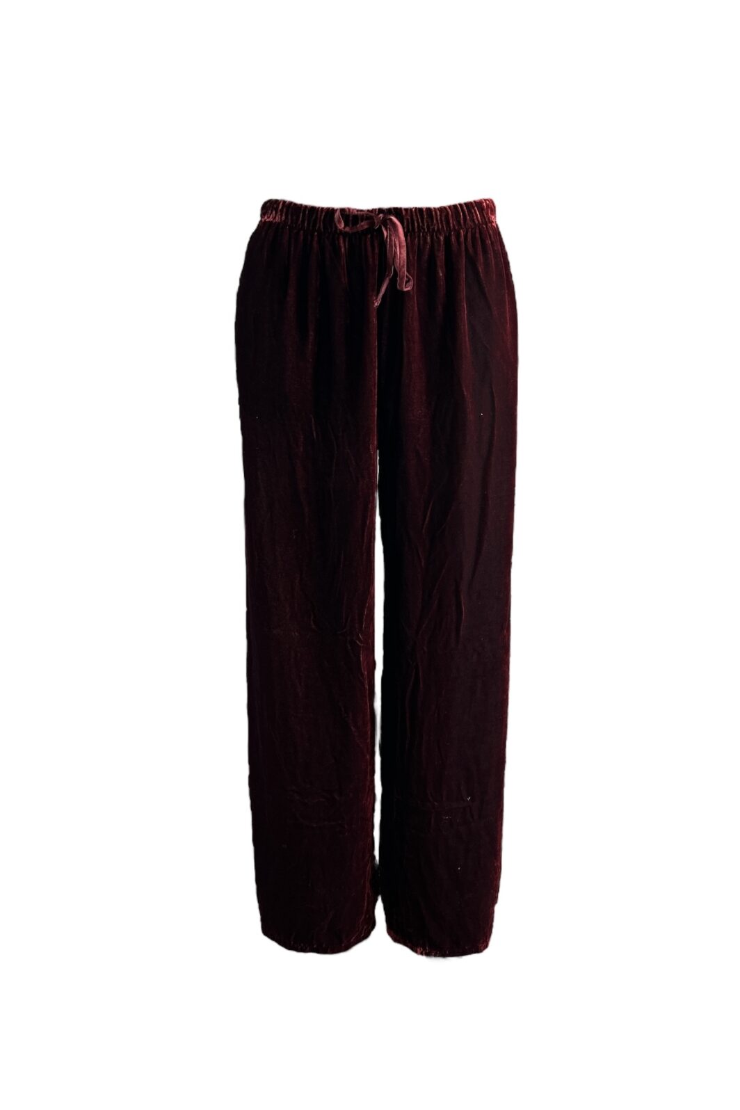 Vicolo Samthose in Weinrot