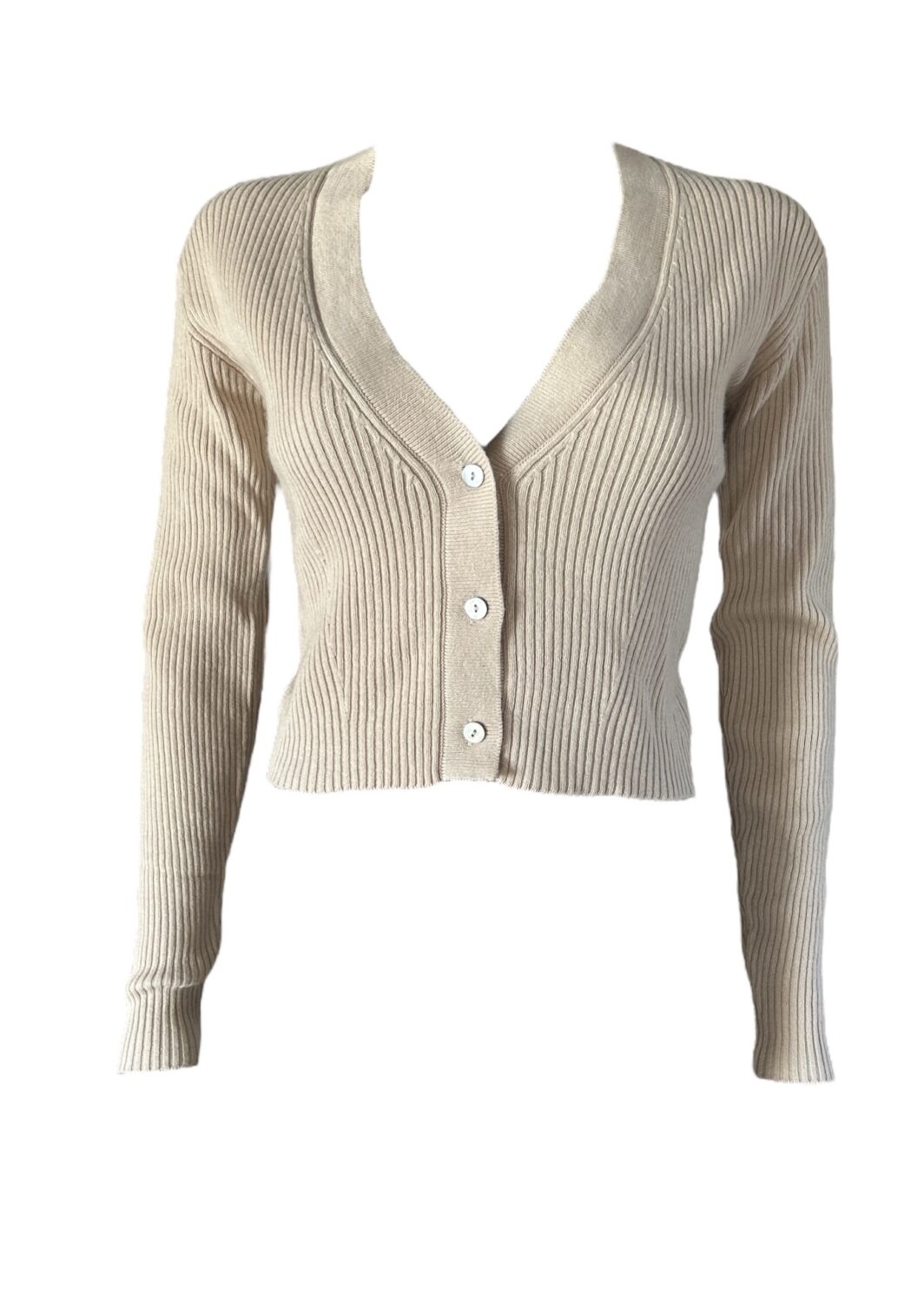 FTC Cashmere Strickjacke in Beige