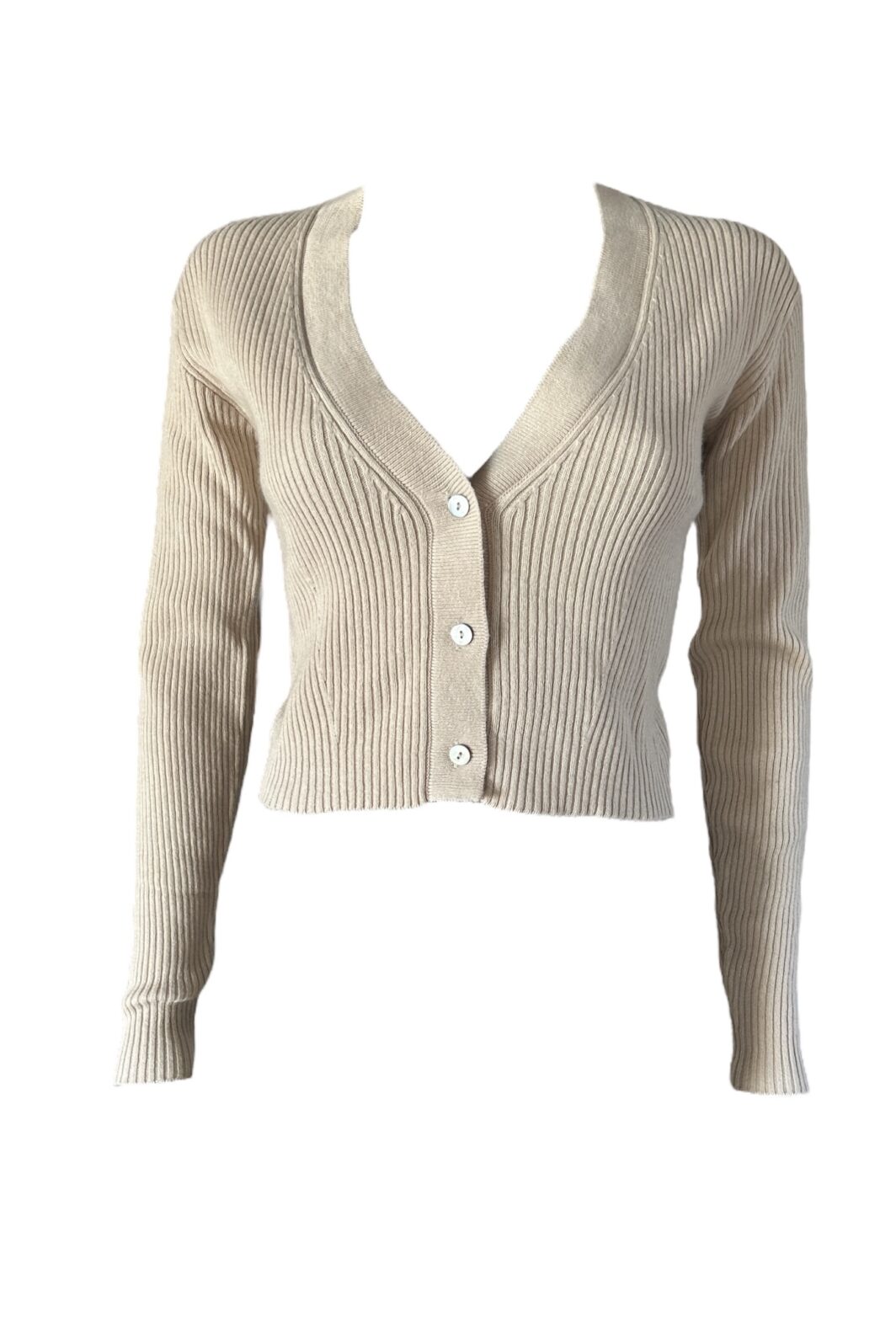 FTC Cashmere Strickjacke in Beige