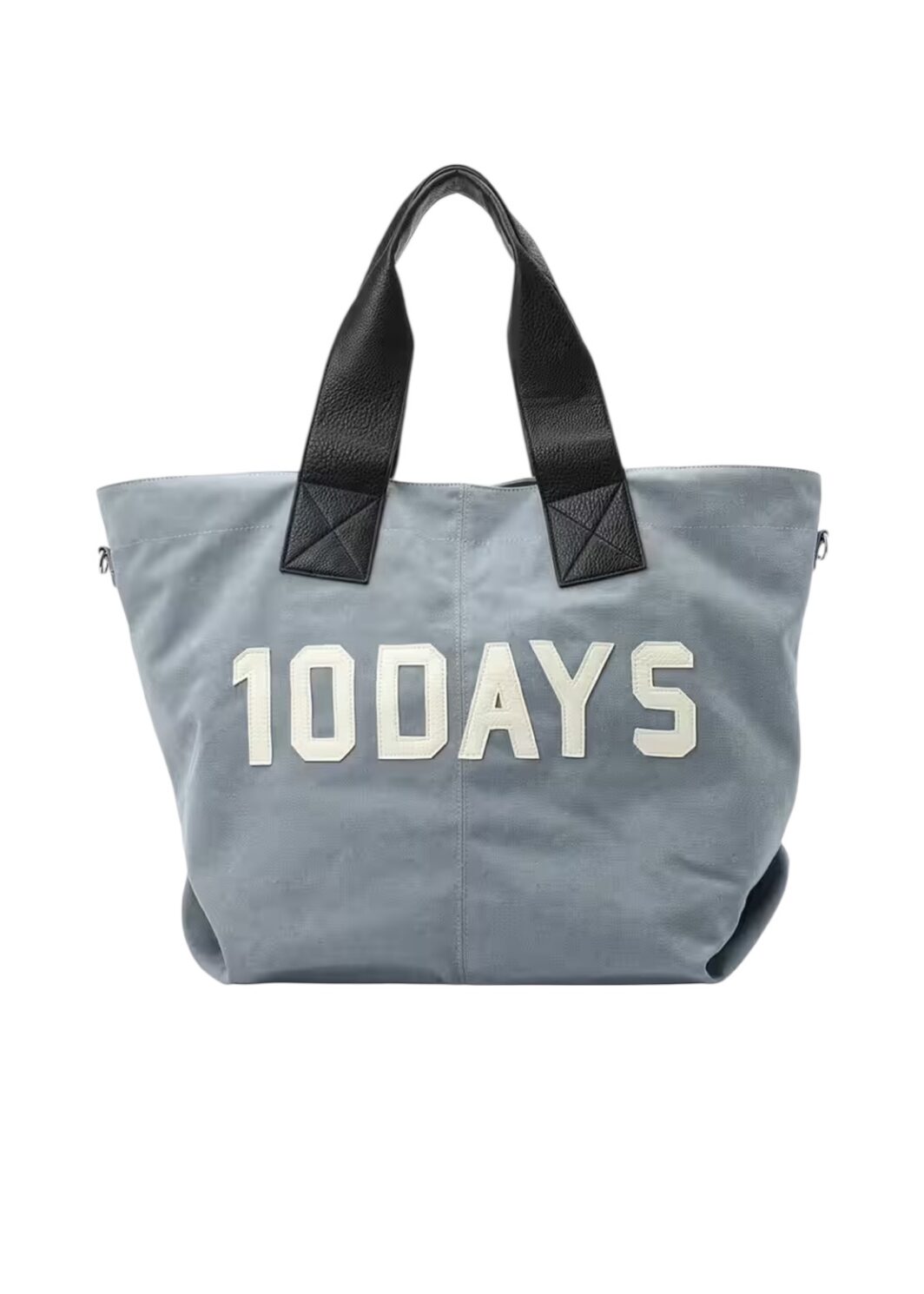 10 Days Canvas Shopper in Graphite/Natural