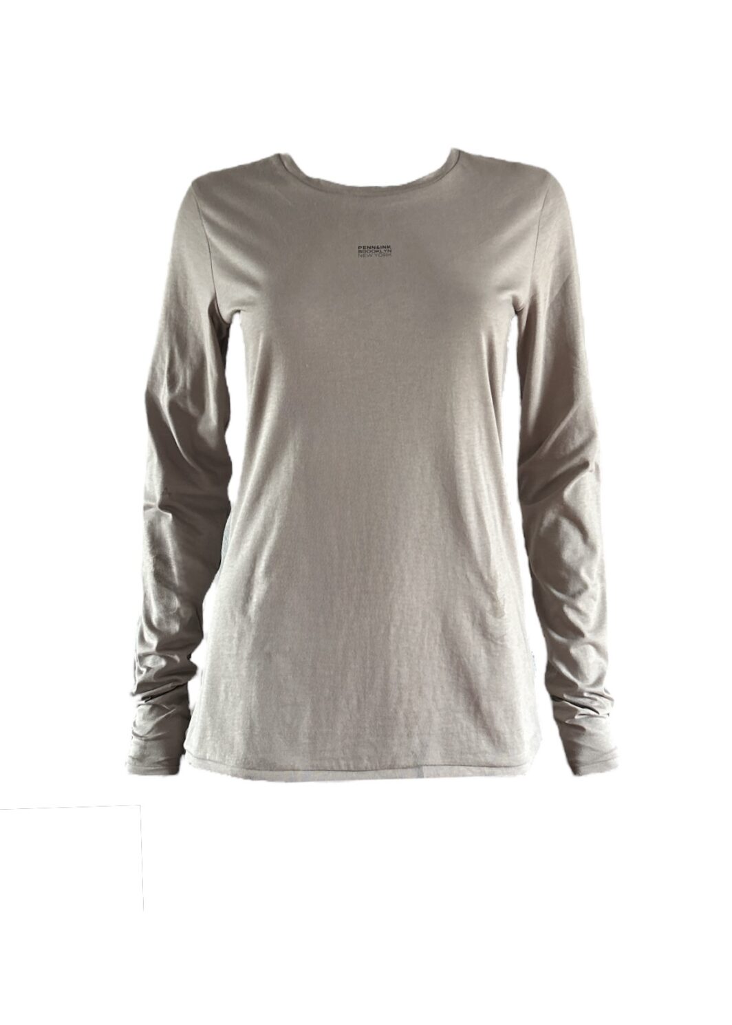PENN&INK New York Longsleeve in Taupe/Black