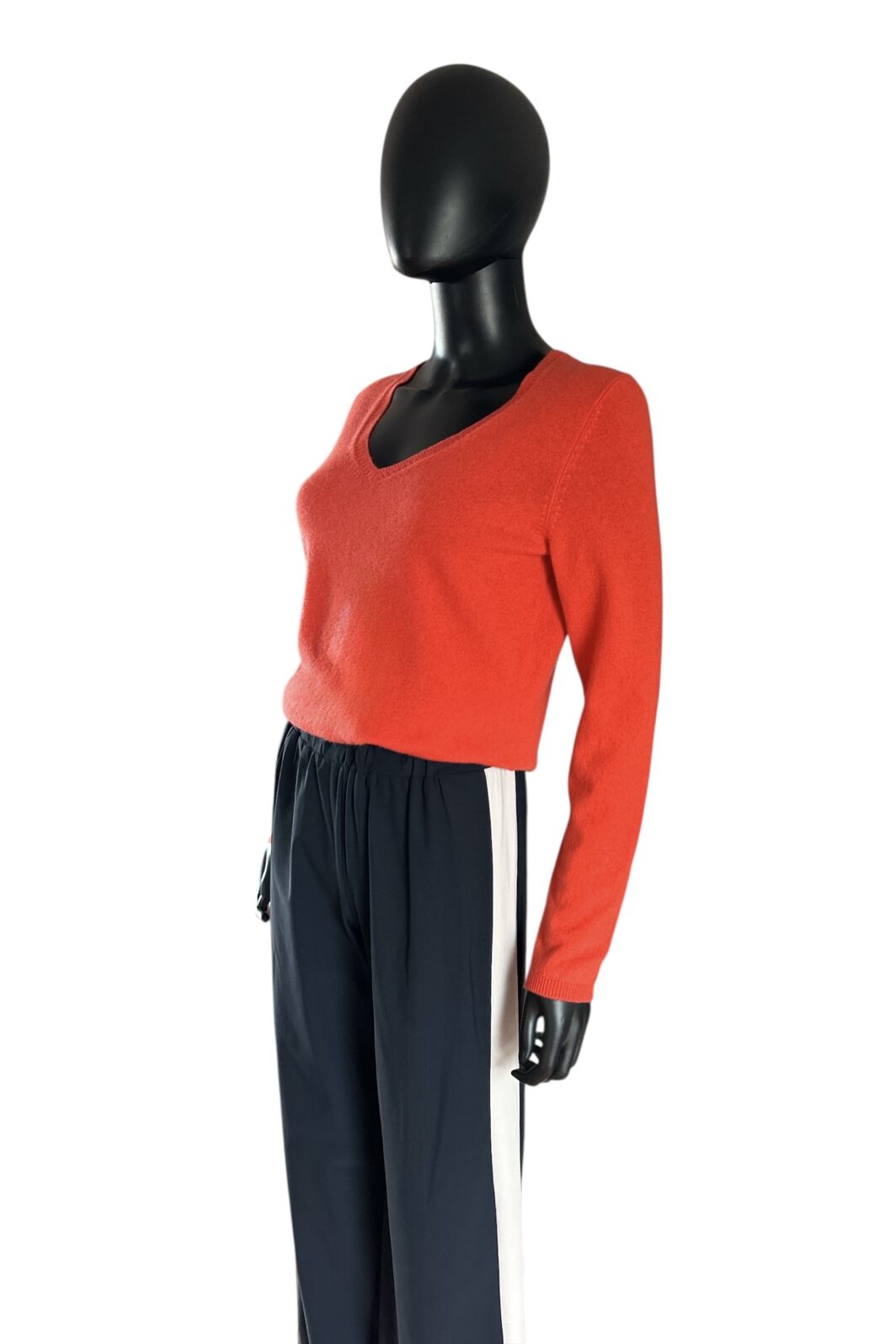 PENN&INK New York Hose mit Galonstreifen in Navy/Shell – Bild 3