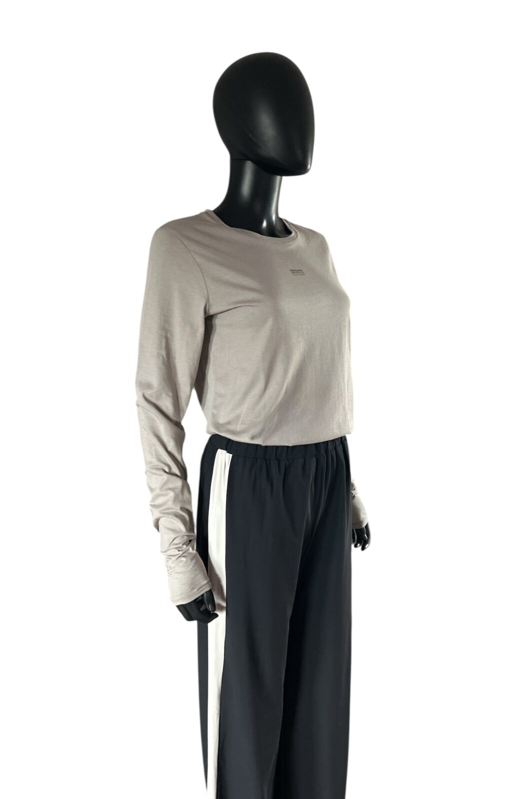 PENN&INK New York Hose mit Galonstreifen in Black/Shell – Bild 3