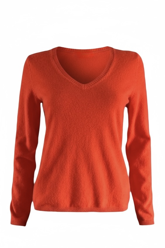 FTC Cashmere Cashmerepullover in Rot