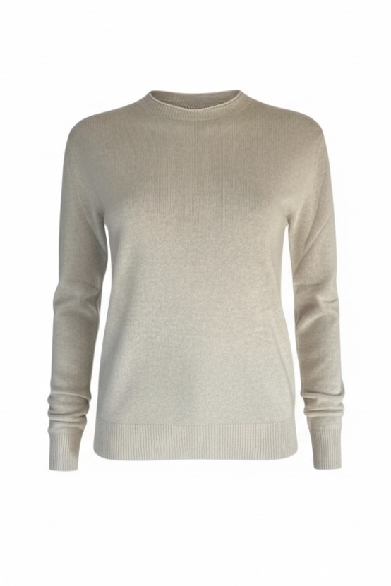 Herzensangelegenheit Feinstrickpullover in Mud