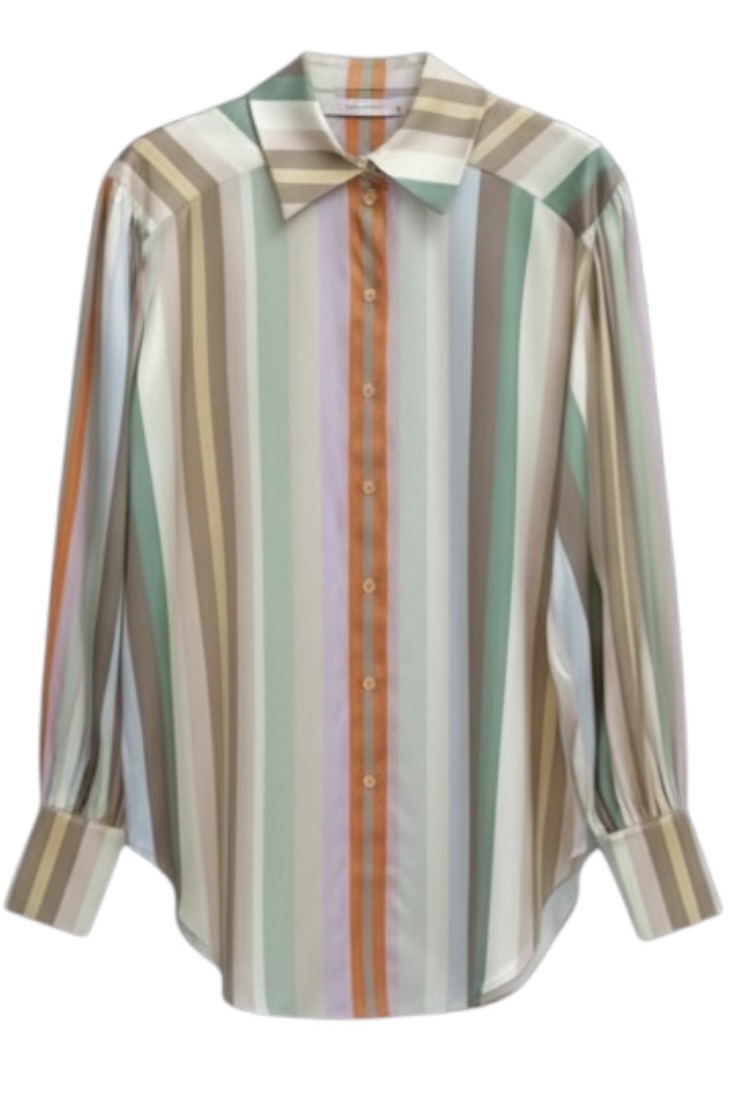 Herzensangelegenheit Seidenbluse in Feldspar Multi