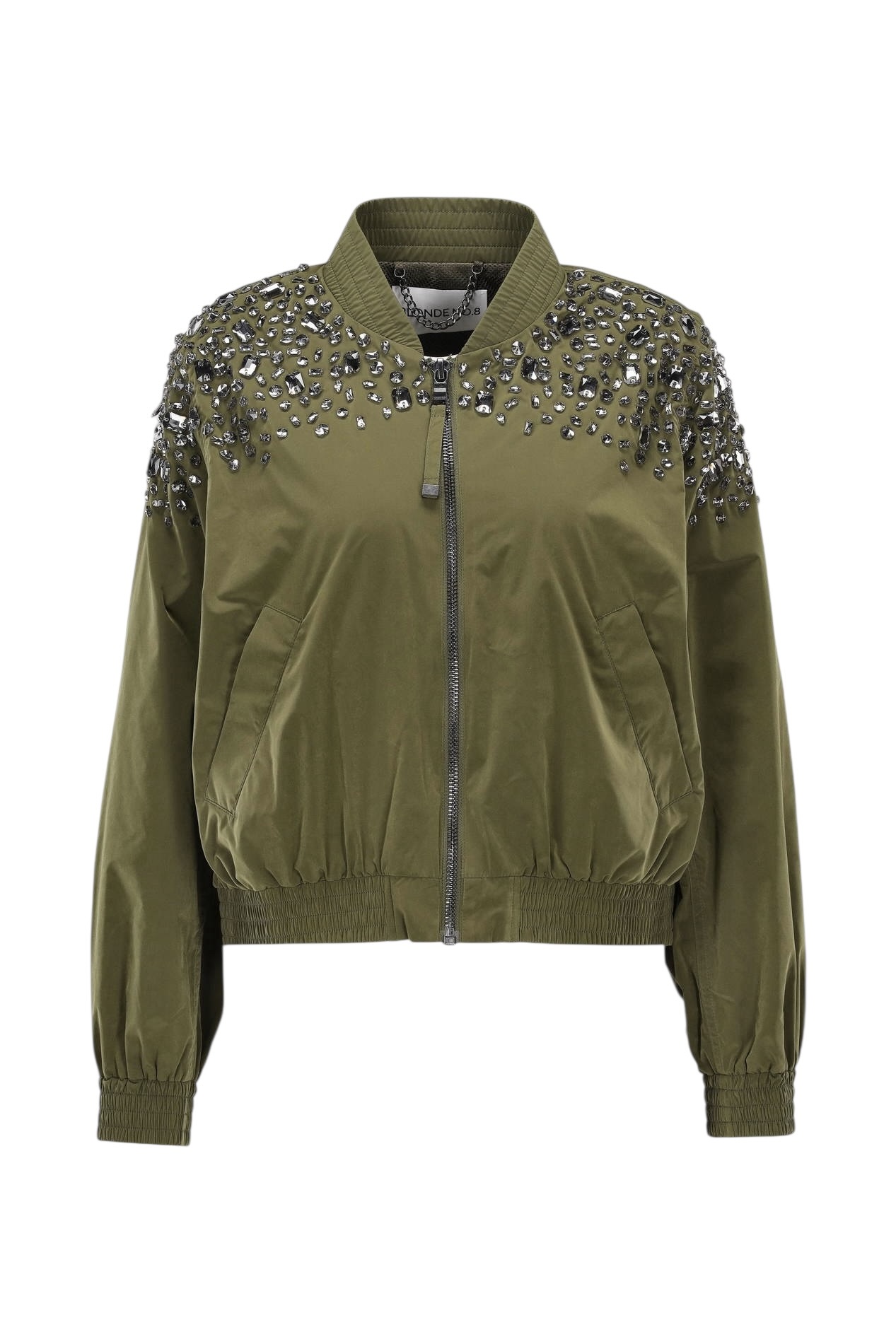 Blonde No. 8 Blouson mit Stehkragen in Oliv