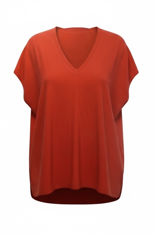 Herzensangelegenheit Pullunder in Fire Red