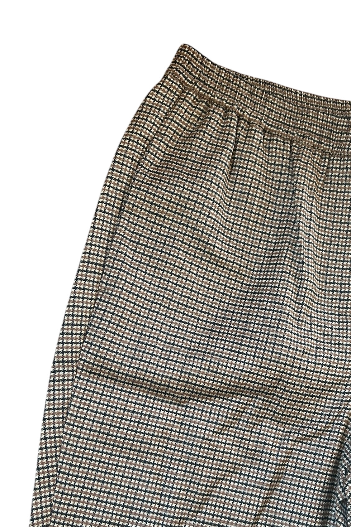 TWINSET Hose mit Gummibund in schwarz/braun gemustert – Bild 2