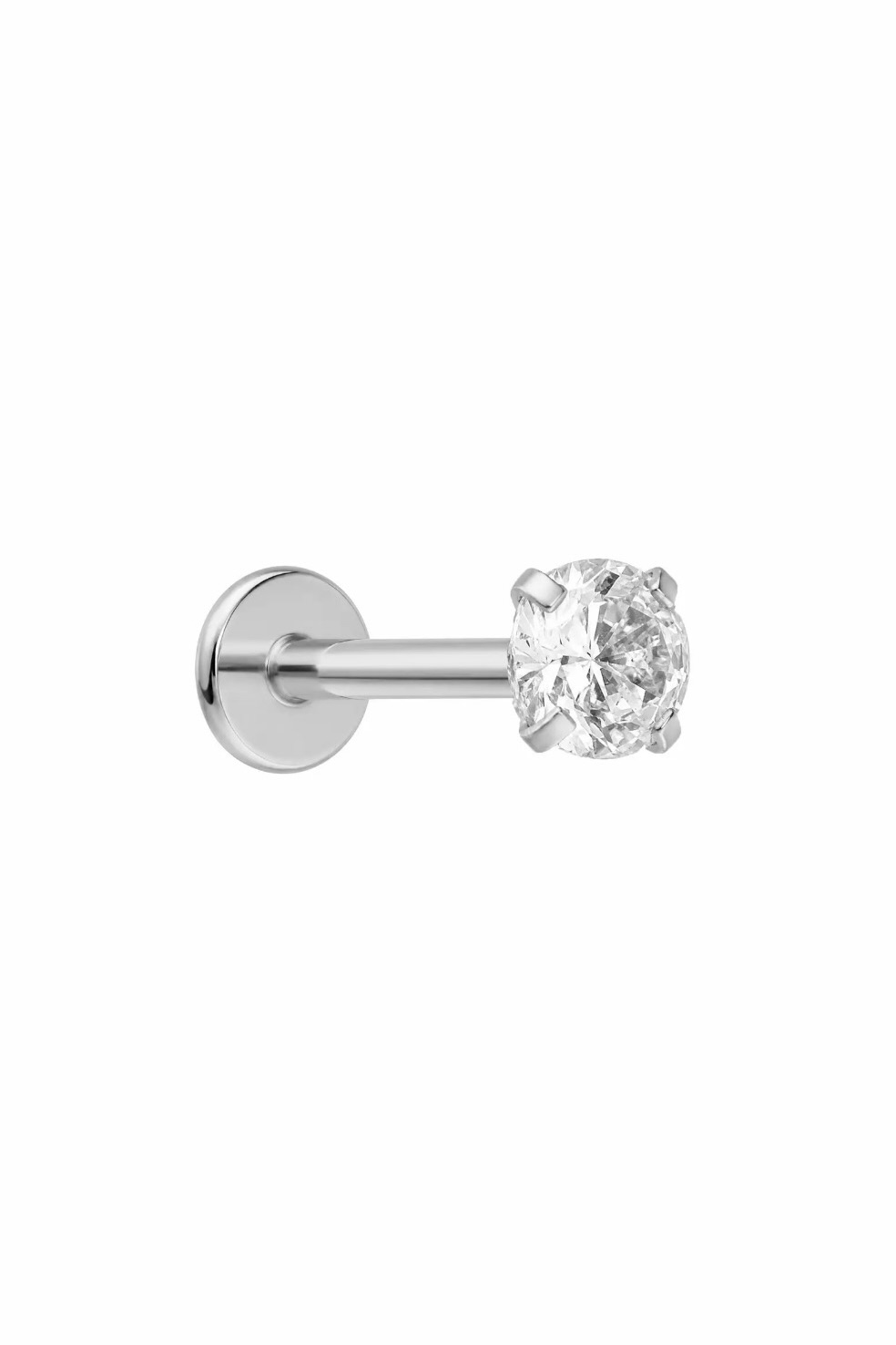 Diamond Mode Britney Piercing / Titan in Silber