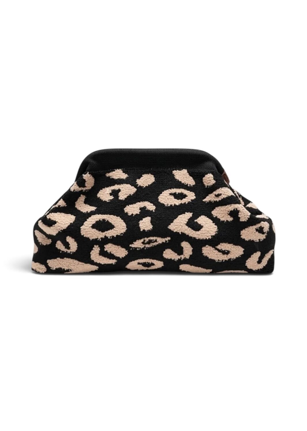 LOT83 Tasche Emma 29 Schwarz/Beige im Animal-Print