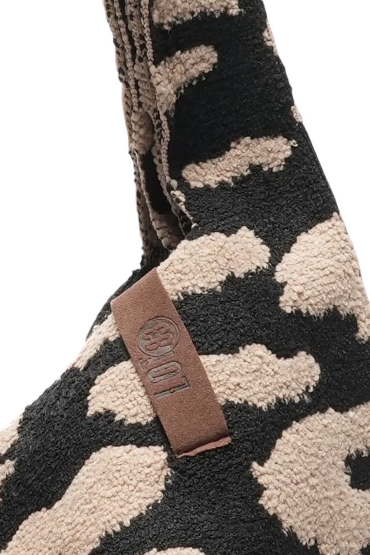 LOT83 Shopper Lois 38 Schwarz/Beige im Animal-Print – Bild 2