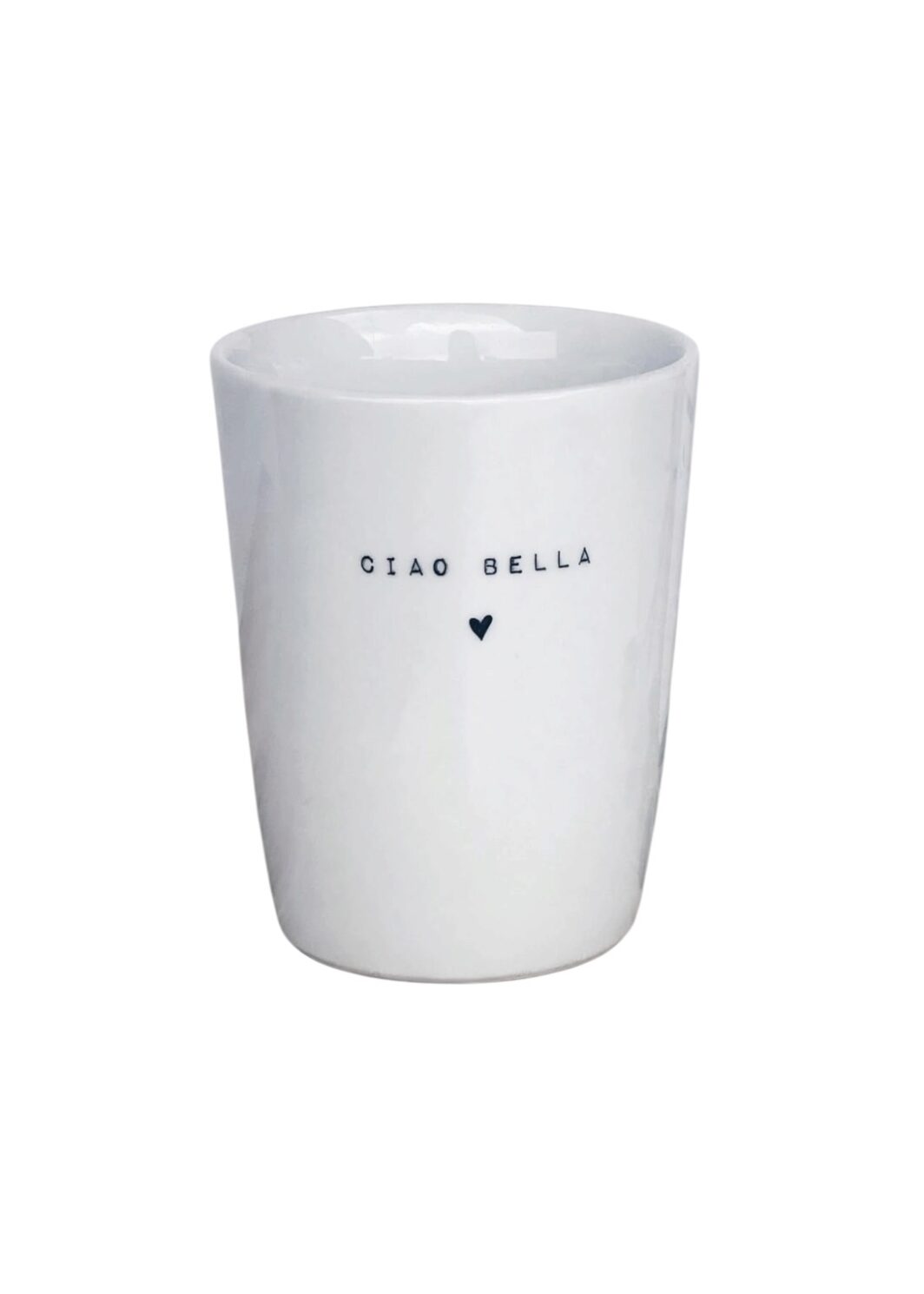 Goldscherben Becher Tasse Herz ♡ I Herzensmensch Geschenk CIAO BELLA