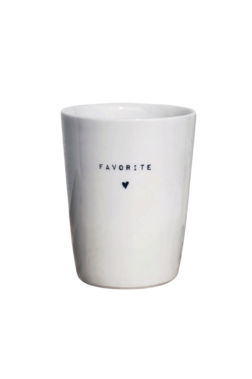 Goldscherben Becher Tasse Herz ♡ I Herzensmensch Geschenk FAVORITE